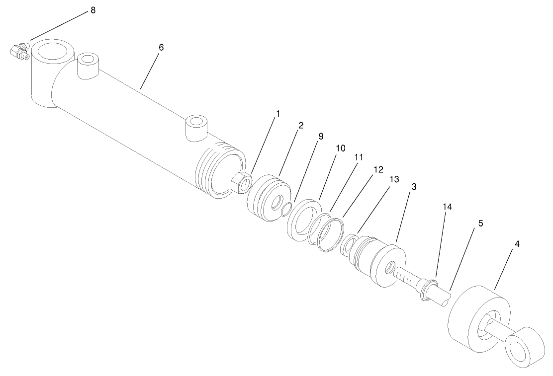 Hydraulic Lift Cylinder Assembly No. 93-2631