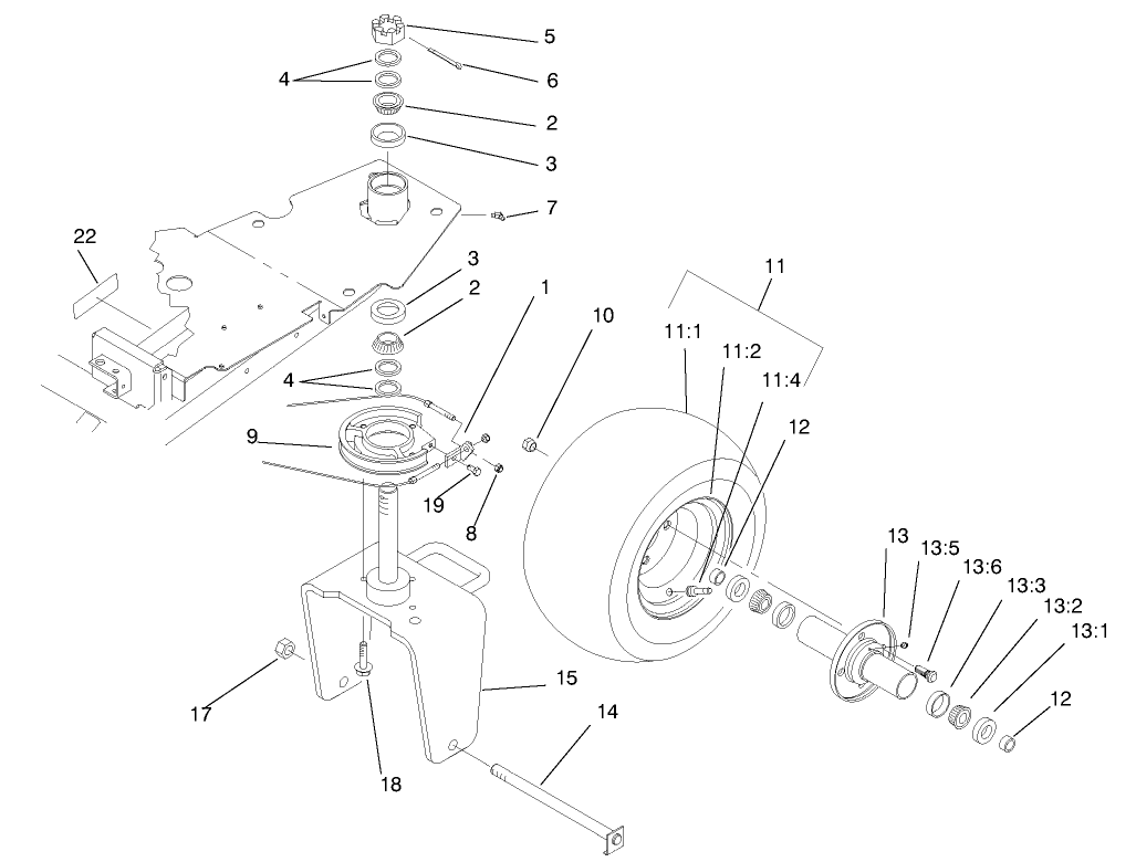 Rear Wheel Assembly