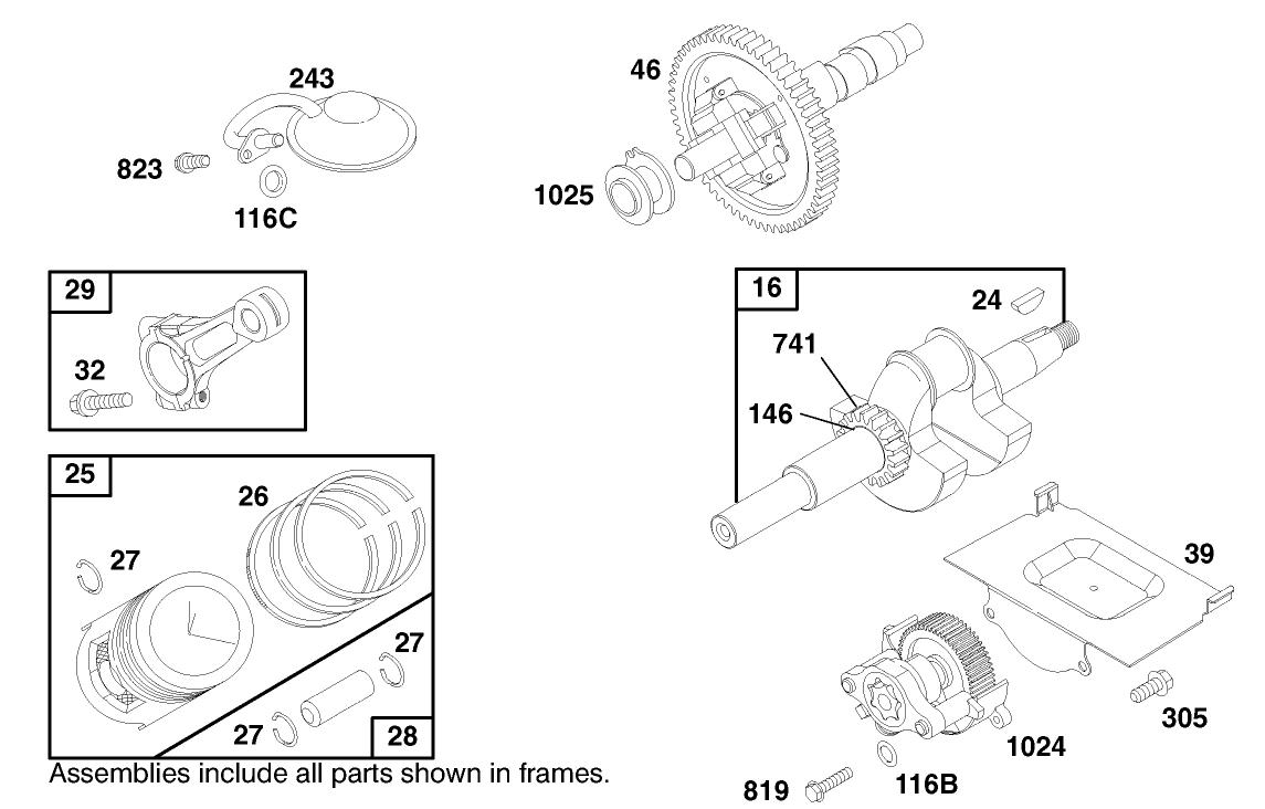 Engine Briggs & Stratton Model 303447-1179-E1