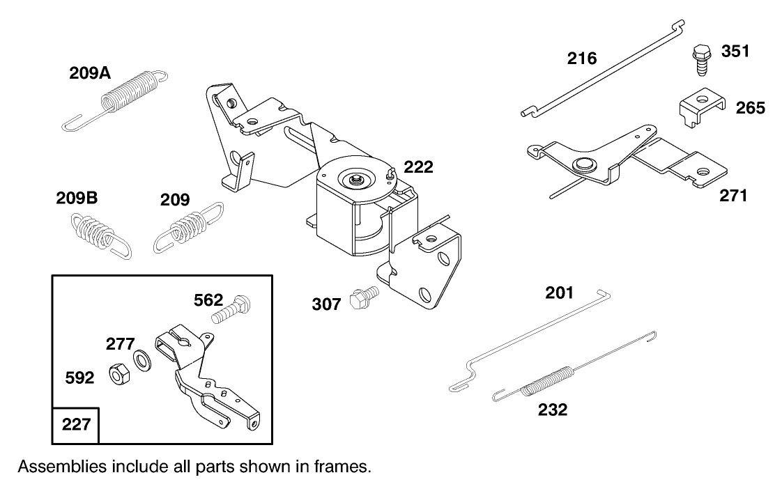 Engine Briggs & Stratton Model 303447-1179-E1