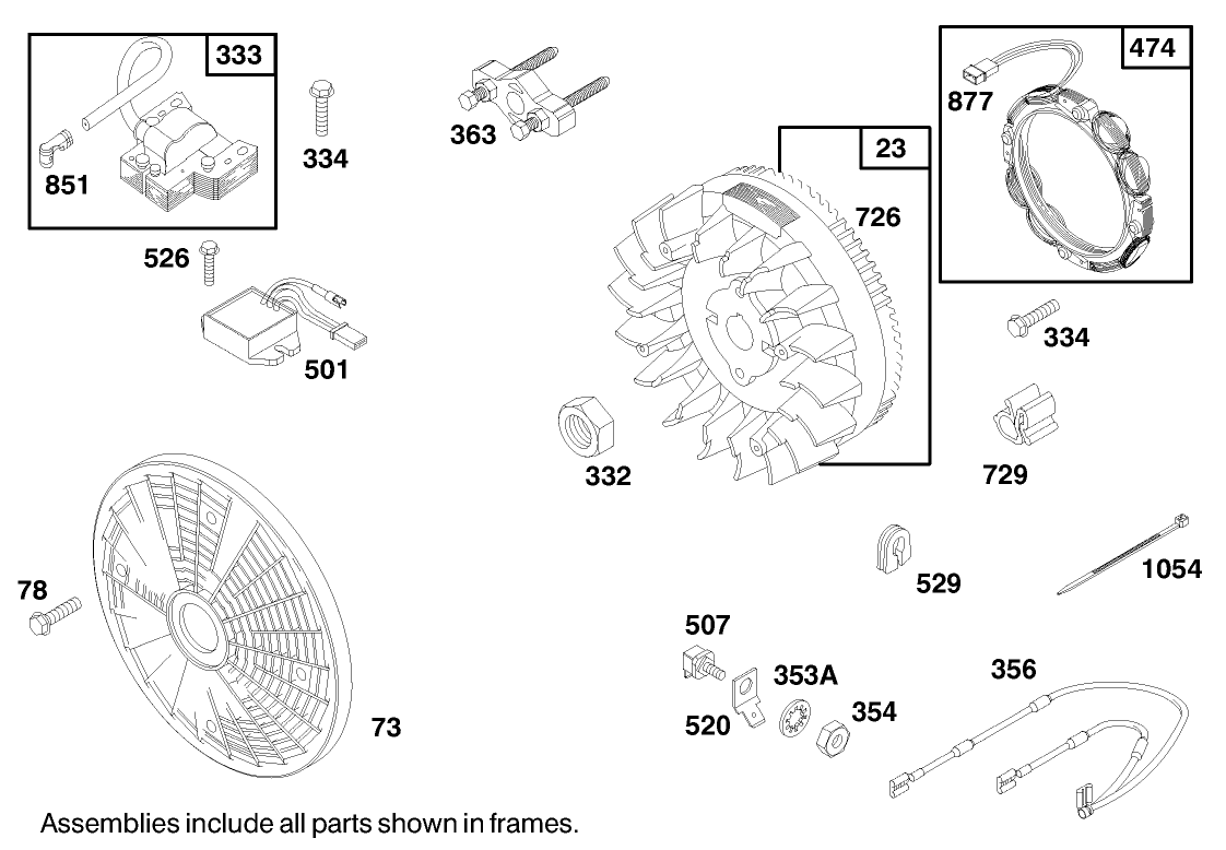 Engine Briggs & Stratton Model 303447-1179-E1