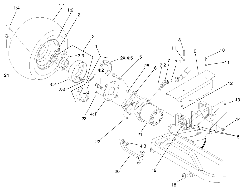 Front Wheel And Brake Assembly