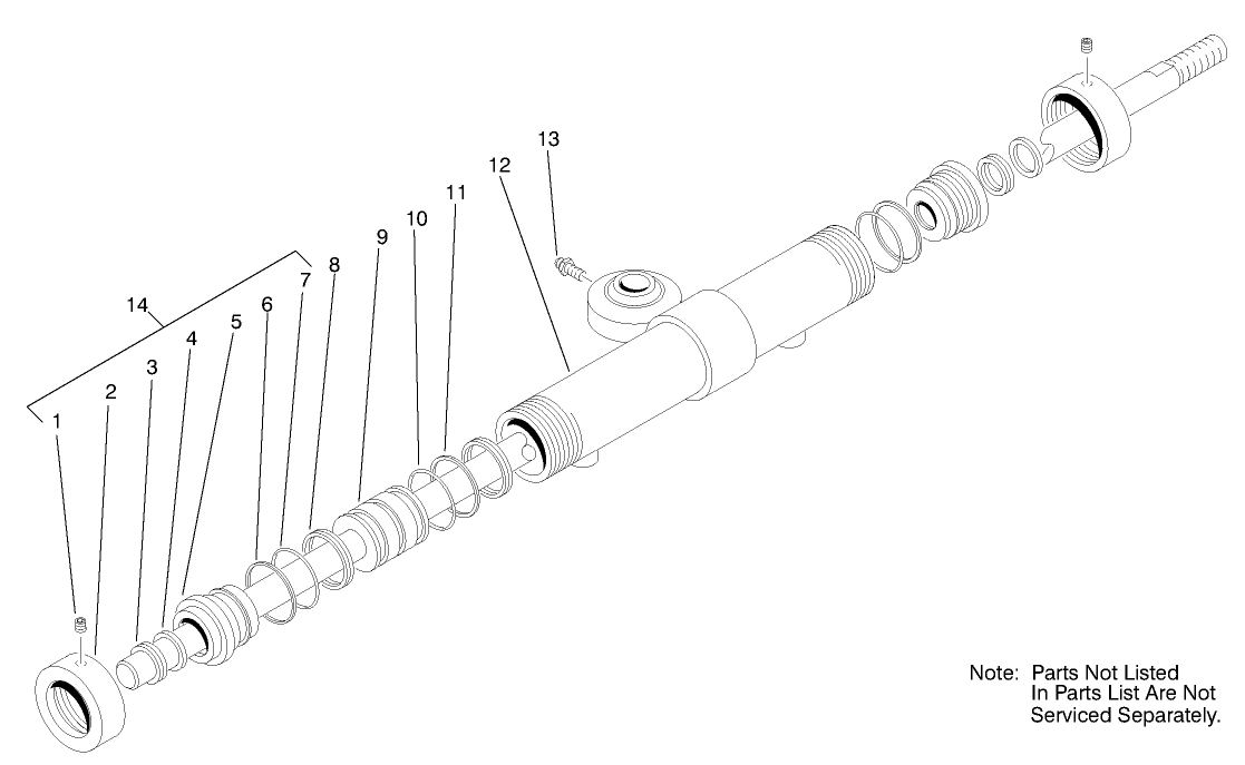 Hydraulic Cylinder Assembly No. 83-2330