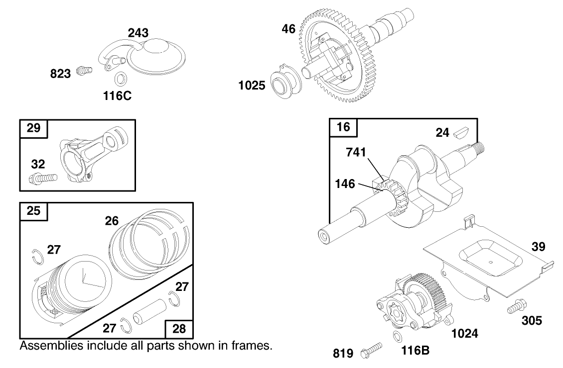 Engine Briggs & Stratton Model 303447-1179-E1