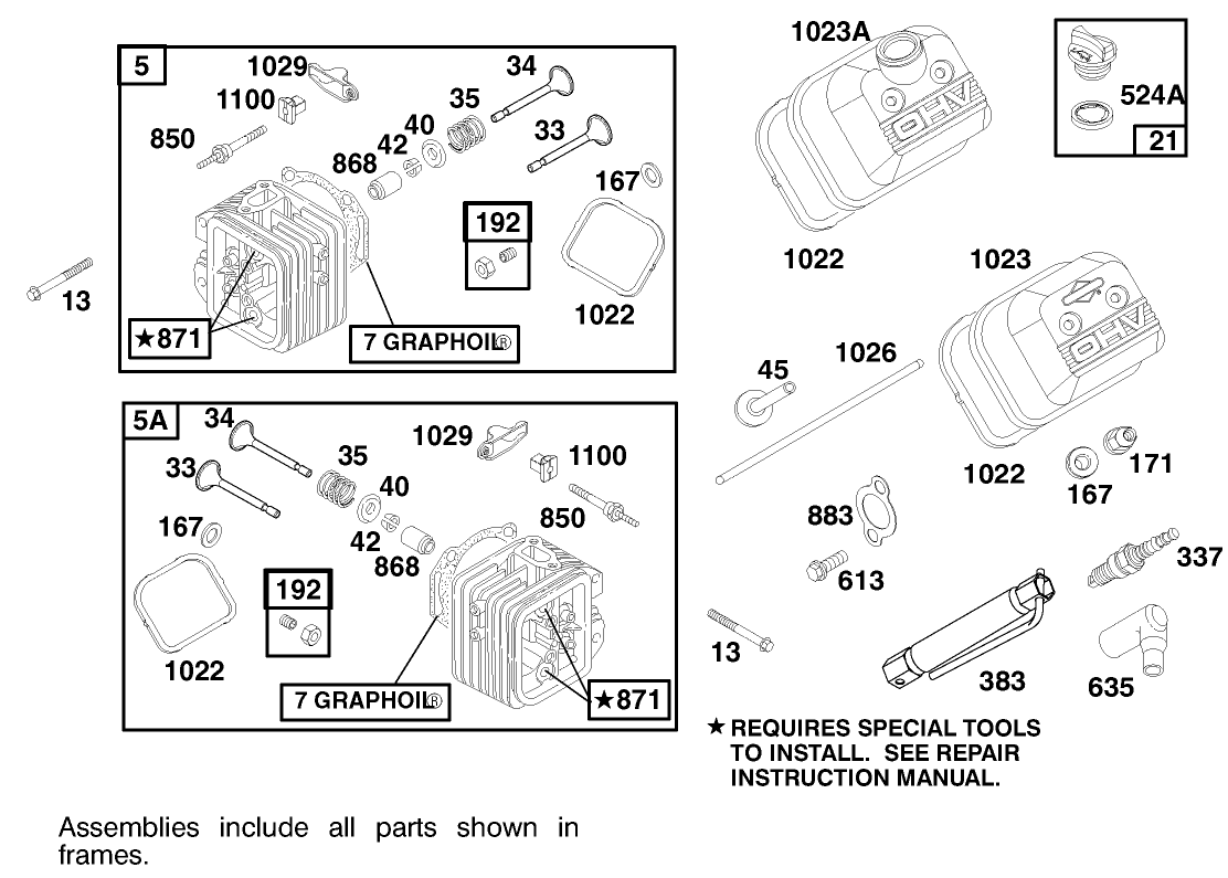 Engine Briggs & Stratton Model 303447-1179-E1