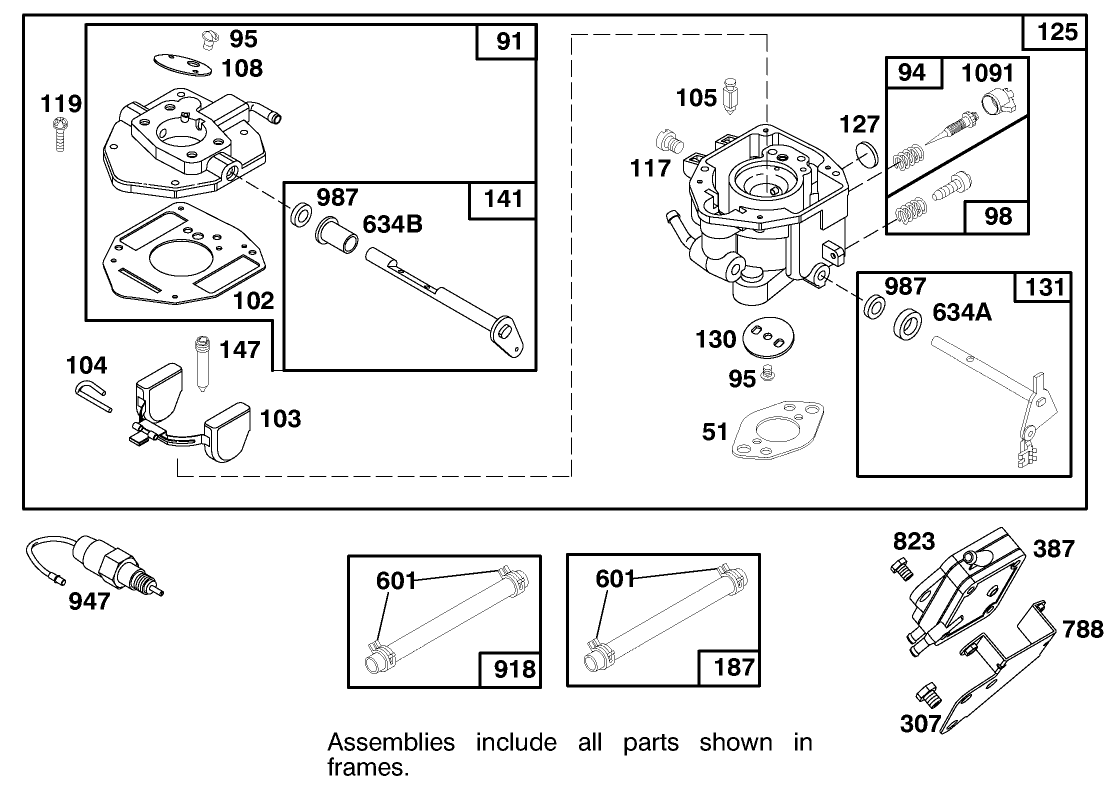 Engine Briggs & Stratton Model 303447-1179-E1
