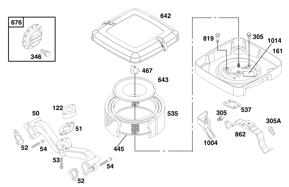 Engine Briggs & Stratton Model 303447-1179-E1