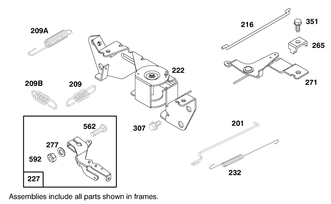 Engine Briggs & Stratton Model 303447-1179-E1