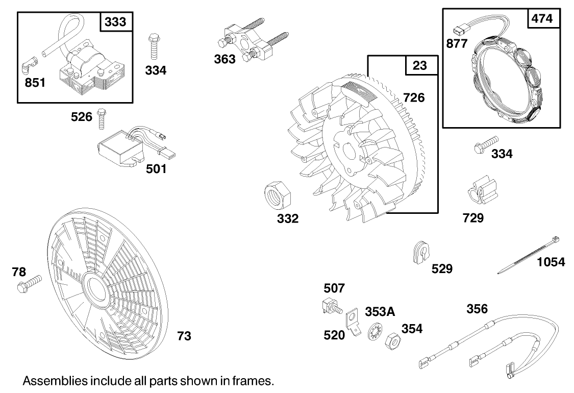 Engine Briggs & Stratton Model 303447-1179-E1