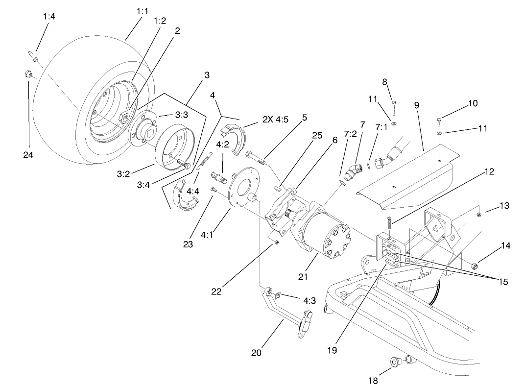 Front Wheel And Brake Assembly