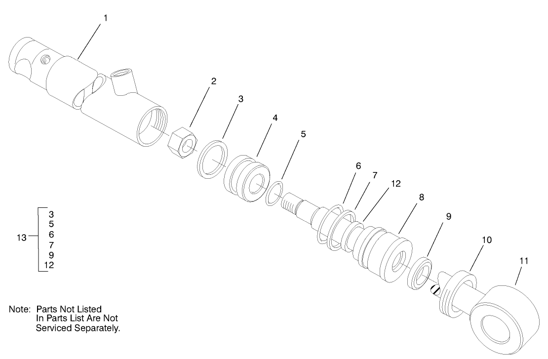 Hydraulic Cylinder No. 99-8160