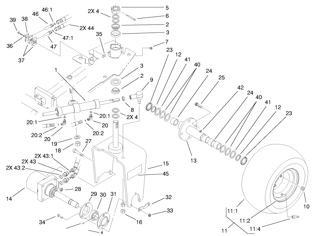 Rear Wheel Assembly