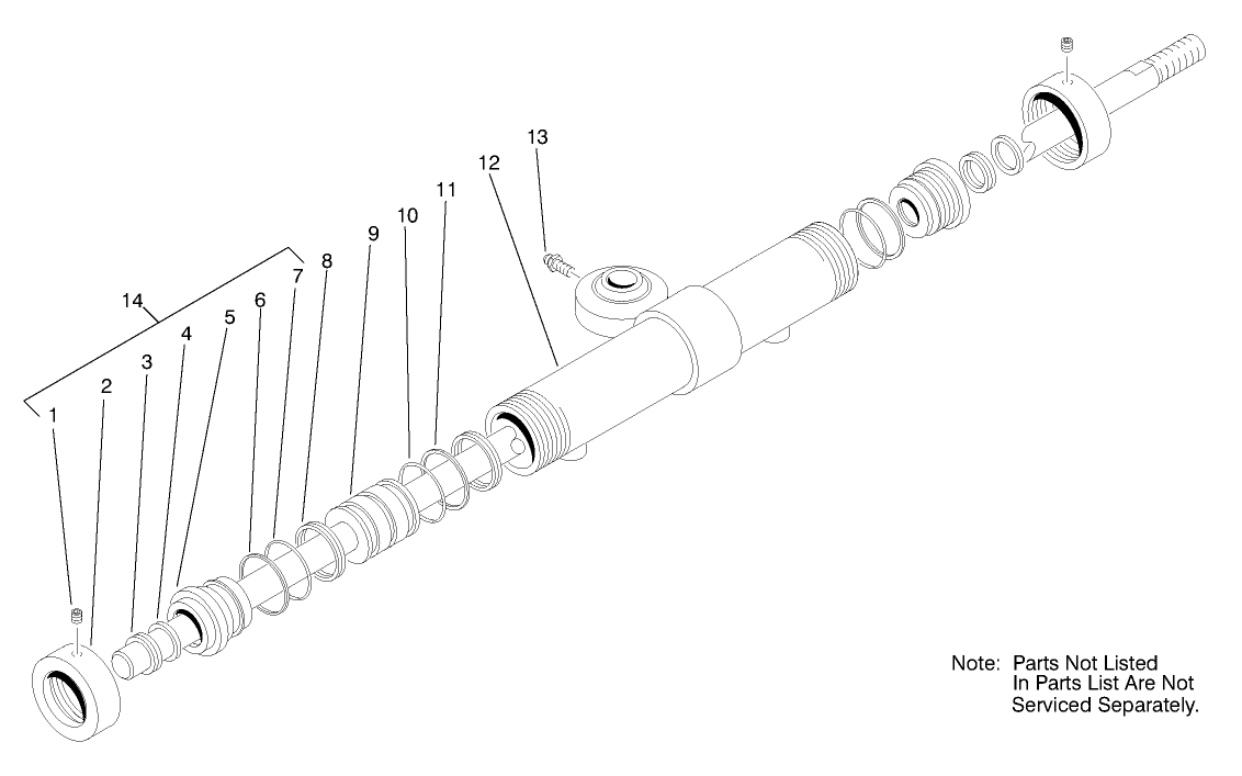 Hydraulic Cylinder Assembly No. 83-2330