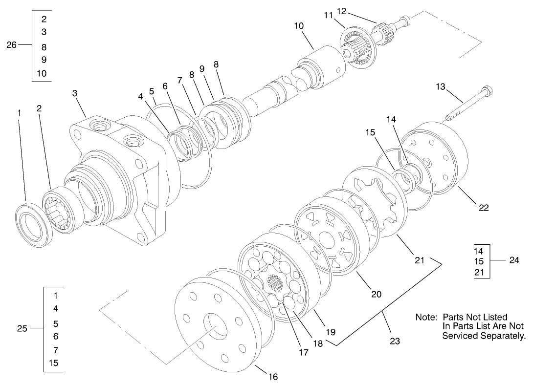 Hydraulic Drive Motor Assembly No. 92-9169