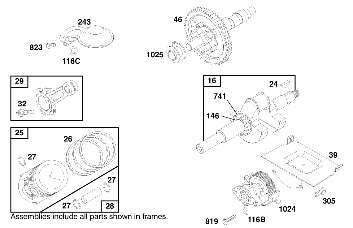 Engine Briggs & Stratton Model 303447-1179-E1