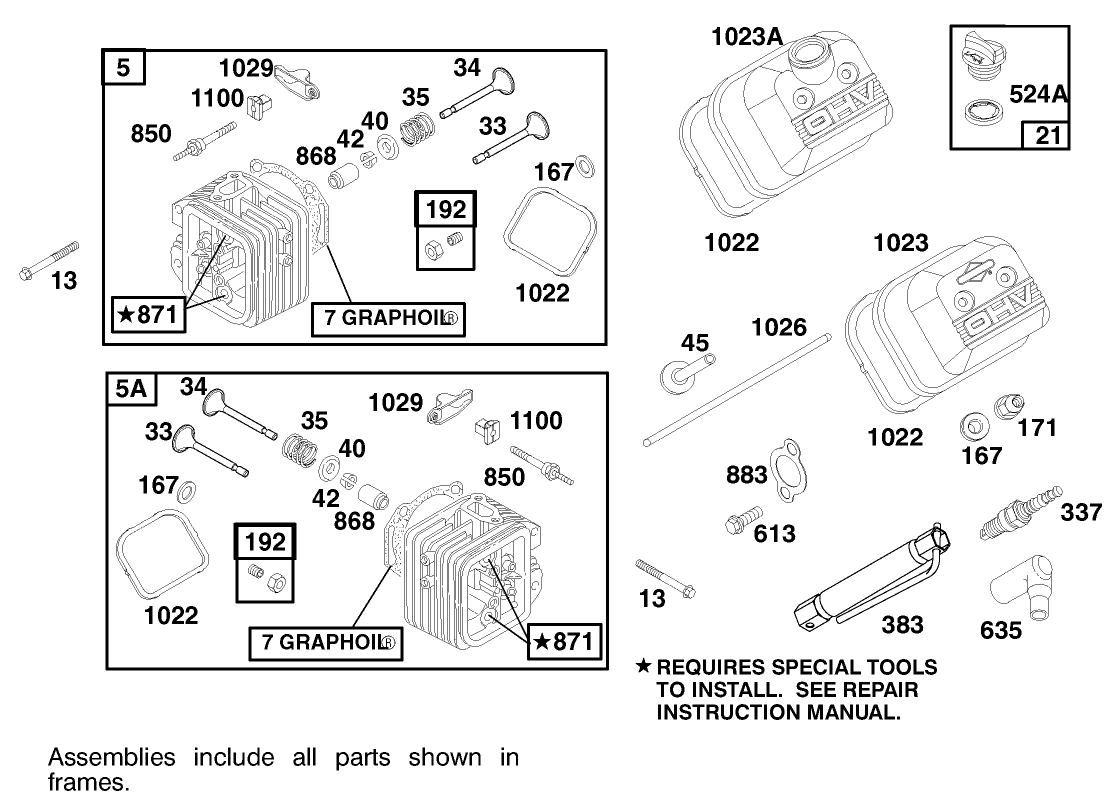 Engine Briggs & Stratton Model 303447-1179-E1