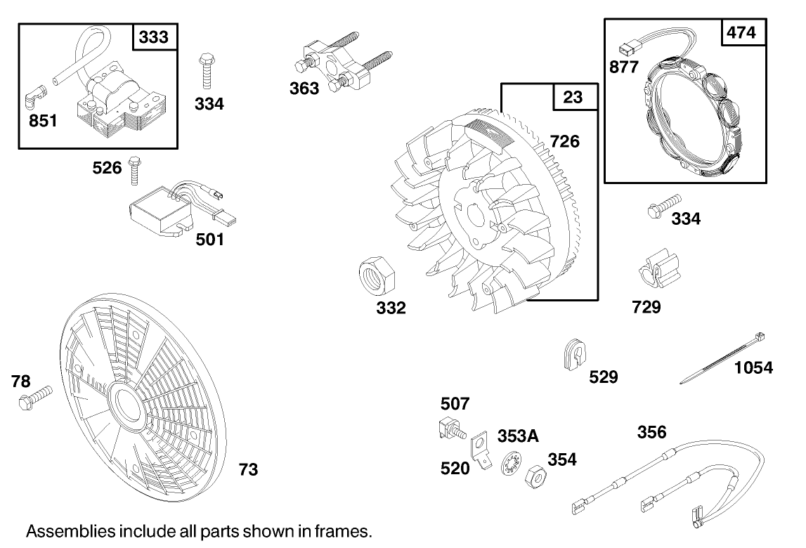 Engine Briggs & Stratton Model 303447-1179-E1