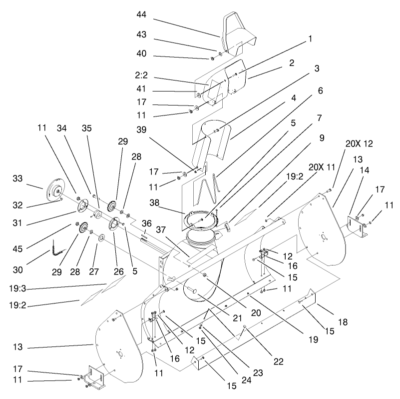 Discharge Chute Assembly