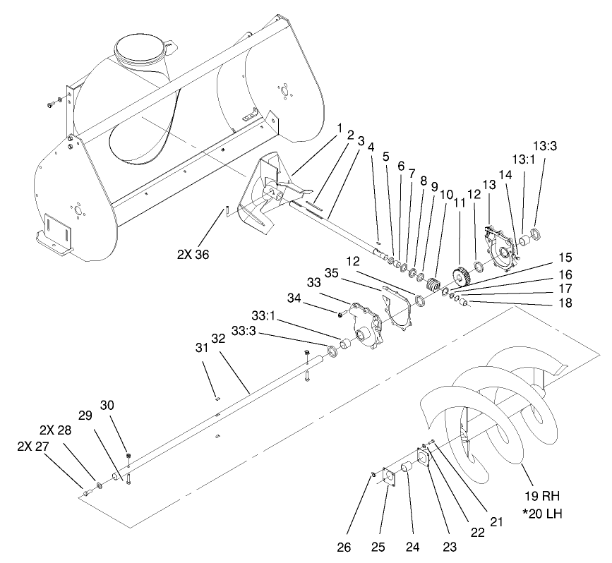 Worm Gear Assembly