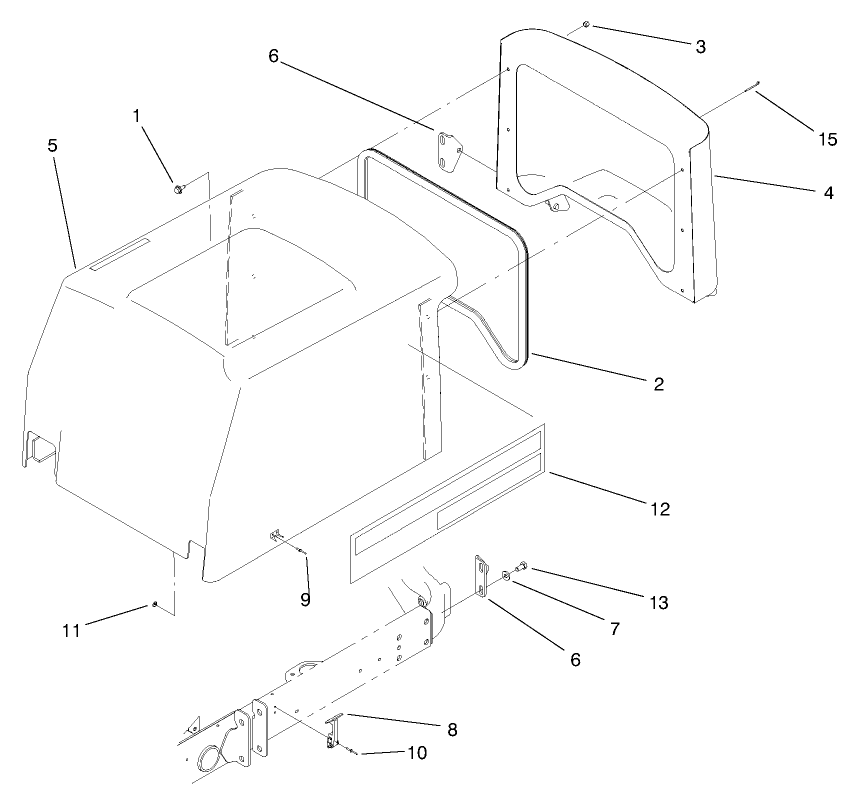 Hood and Screen Assembly