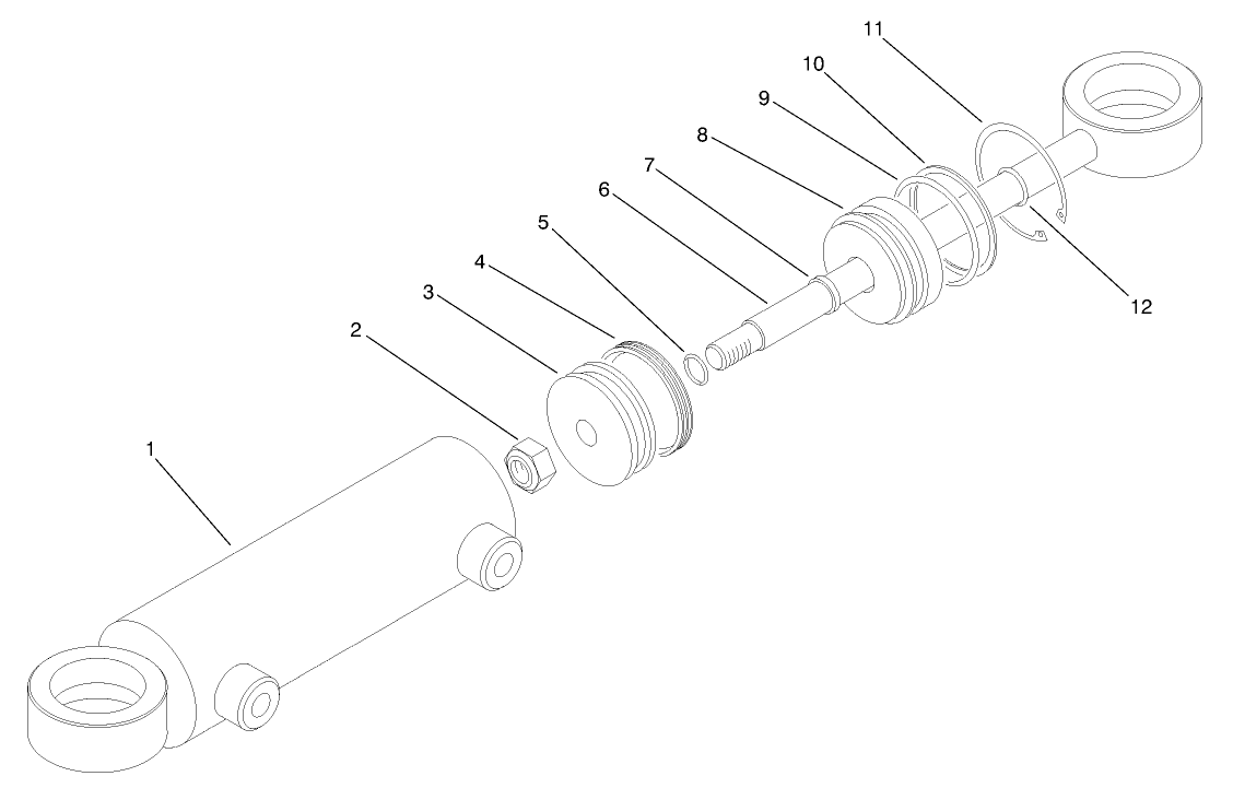 Hydraulic Cylinder Assembly No. 94-8141