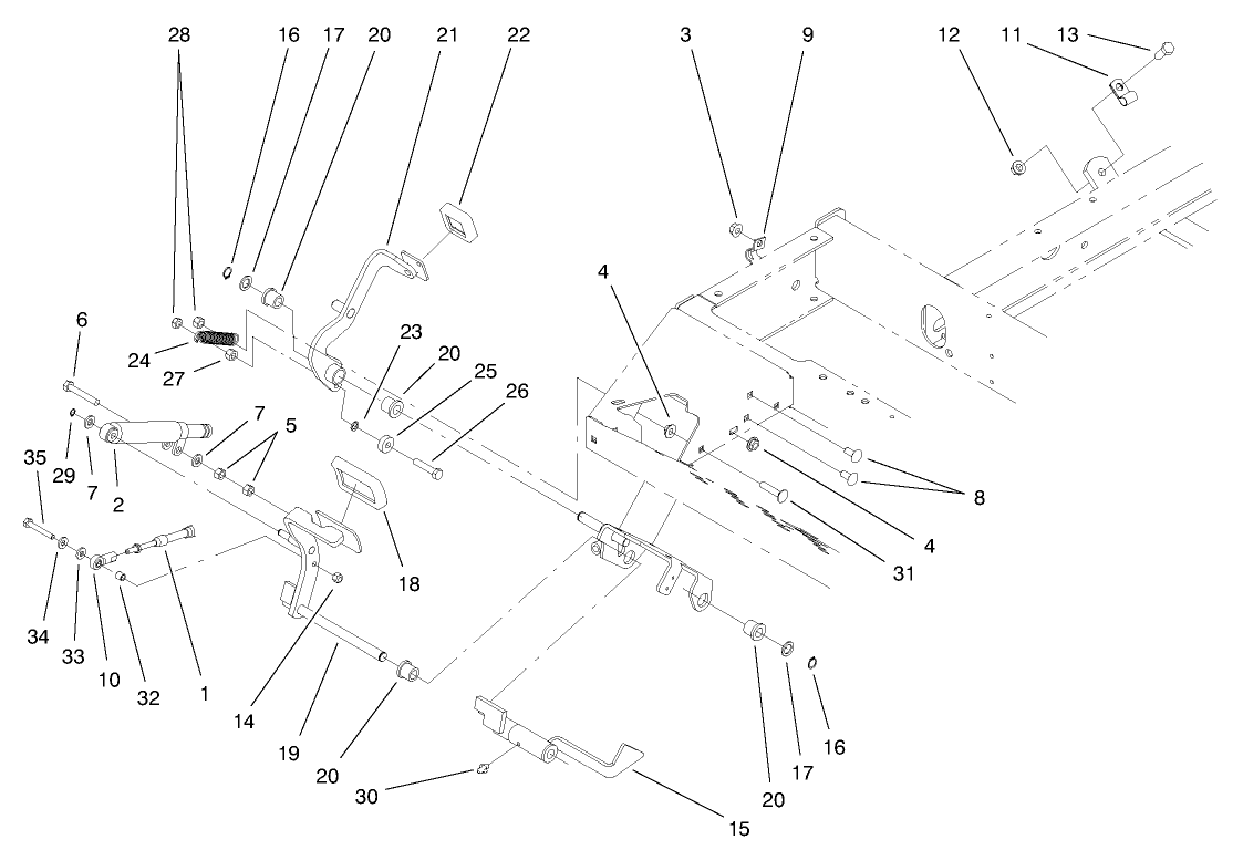 Traction Pedal Assembly
