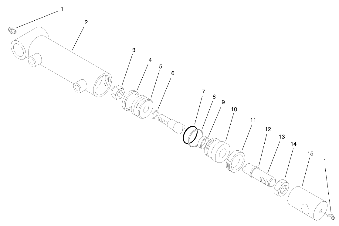 Hydraulic Cylinder Assembly No. 95-8978