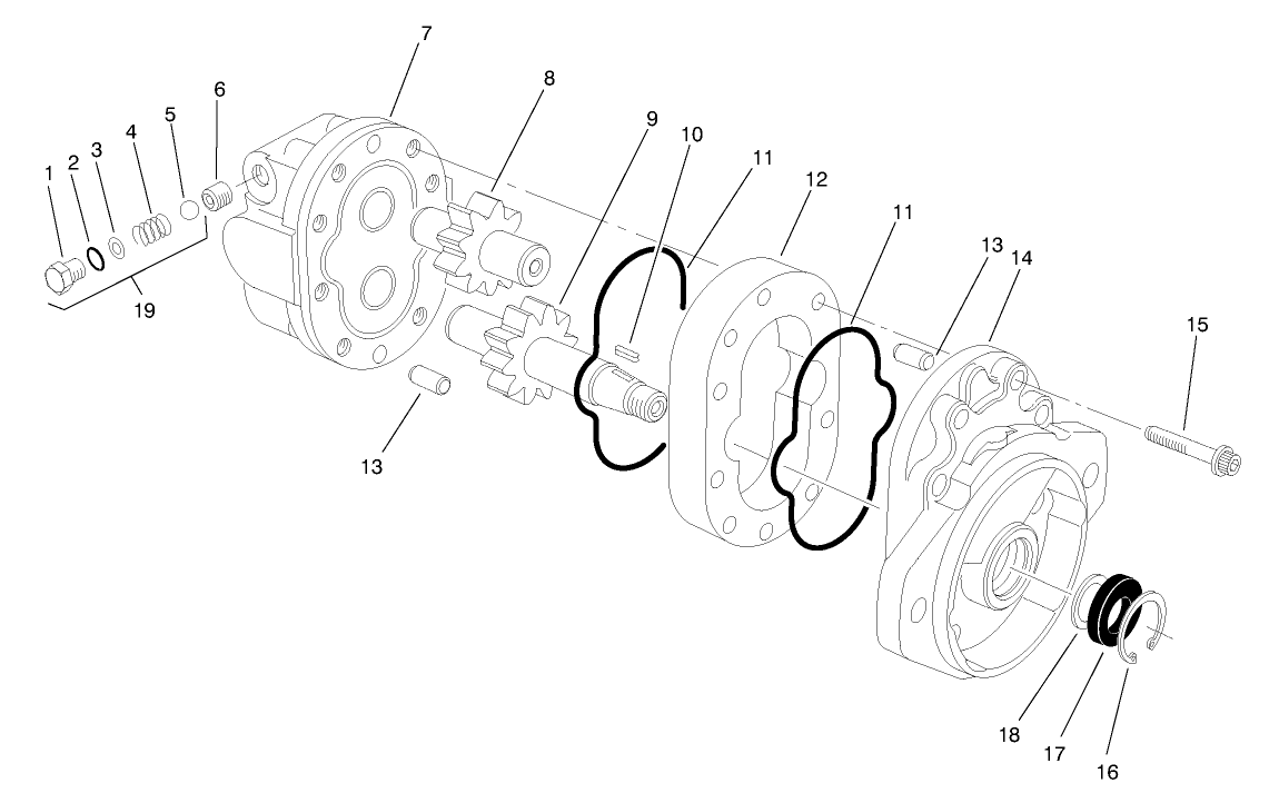 Hydraulic Motor Assembly No. 93-6975