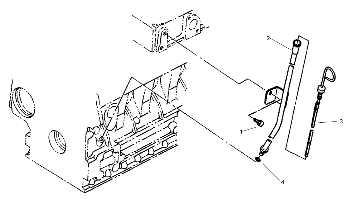 Dipstick and Guide Assembly