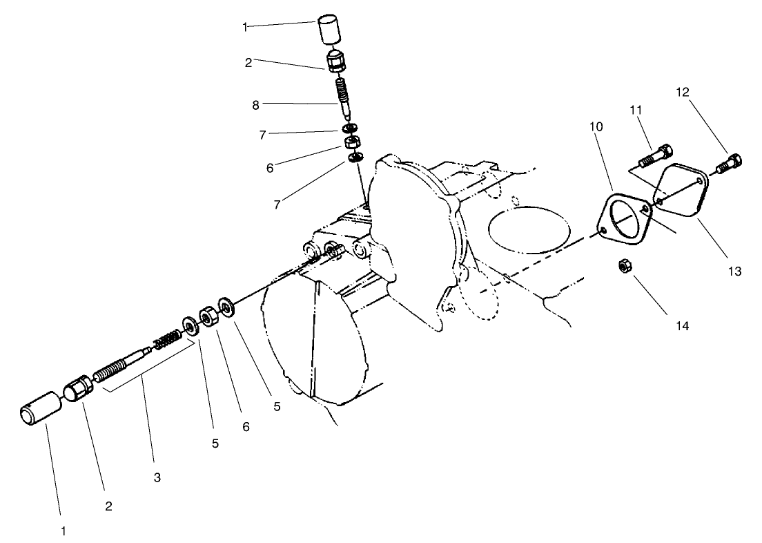 Engine Stop Lever Assembly