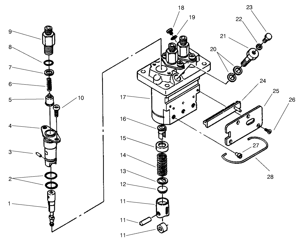 Injection Pump Assembly (continued)
