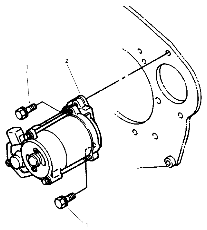 Starter Mount Assembly