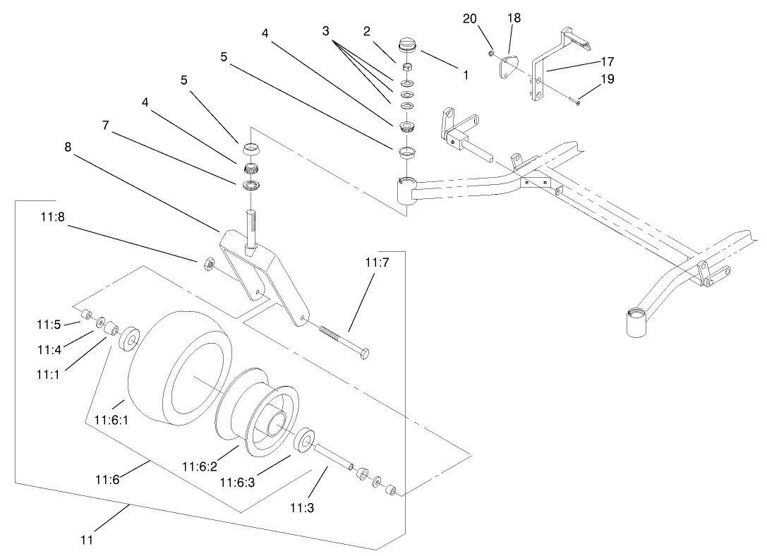 Caster And Wheel Assembly