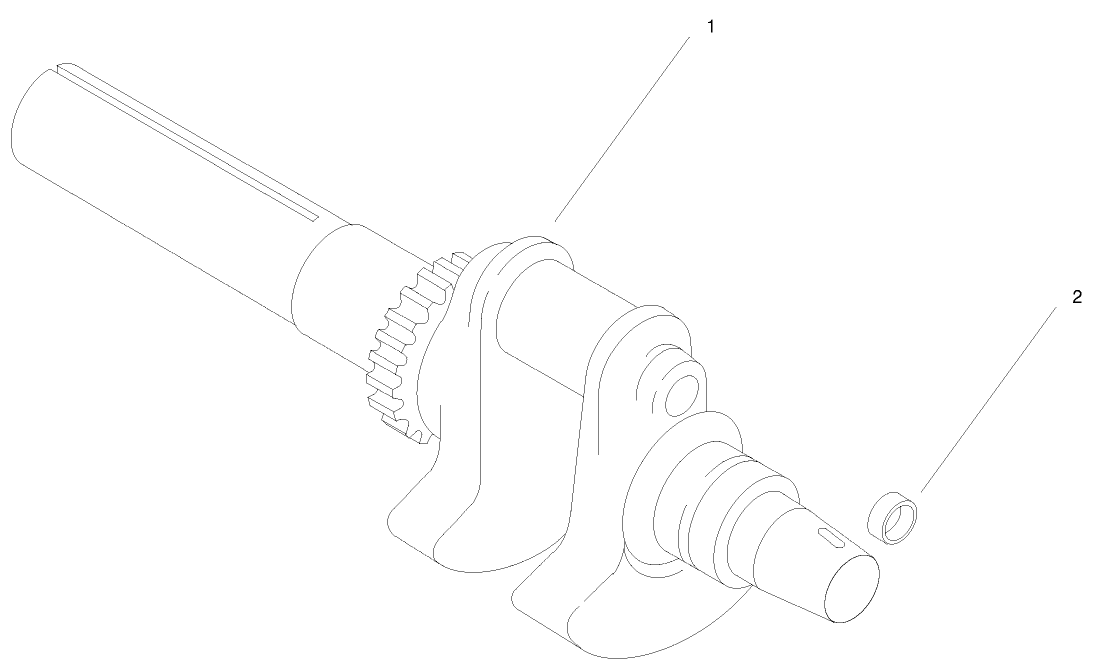 Group 1-Crankshaft (ch26s 78511 Kohler)
