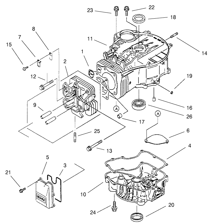 Cylinder/crankcase