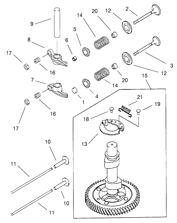 Valve/camshaft