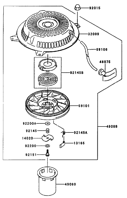 Starter-Kawasaki Fh500v-As25
