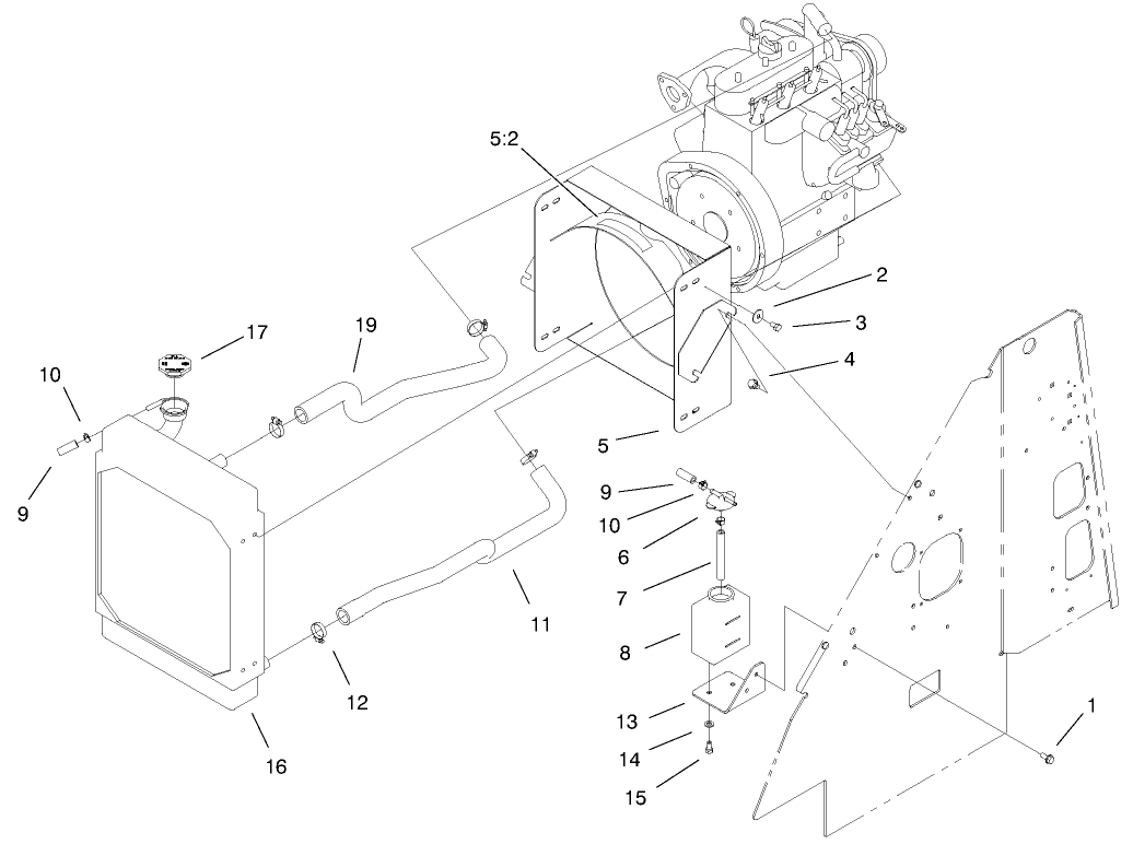 Radiator Mount Assembly