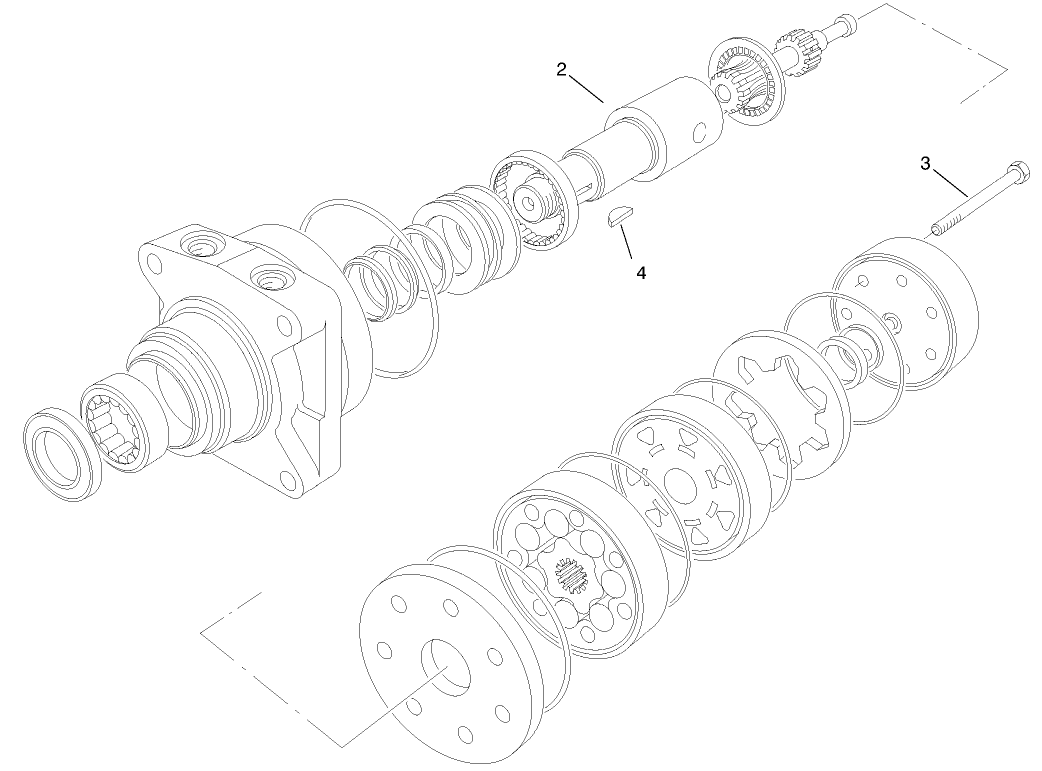 Hydraulic Motor Assembly No. 99-3052