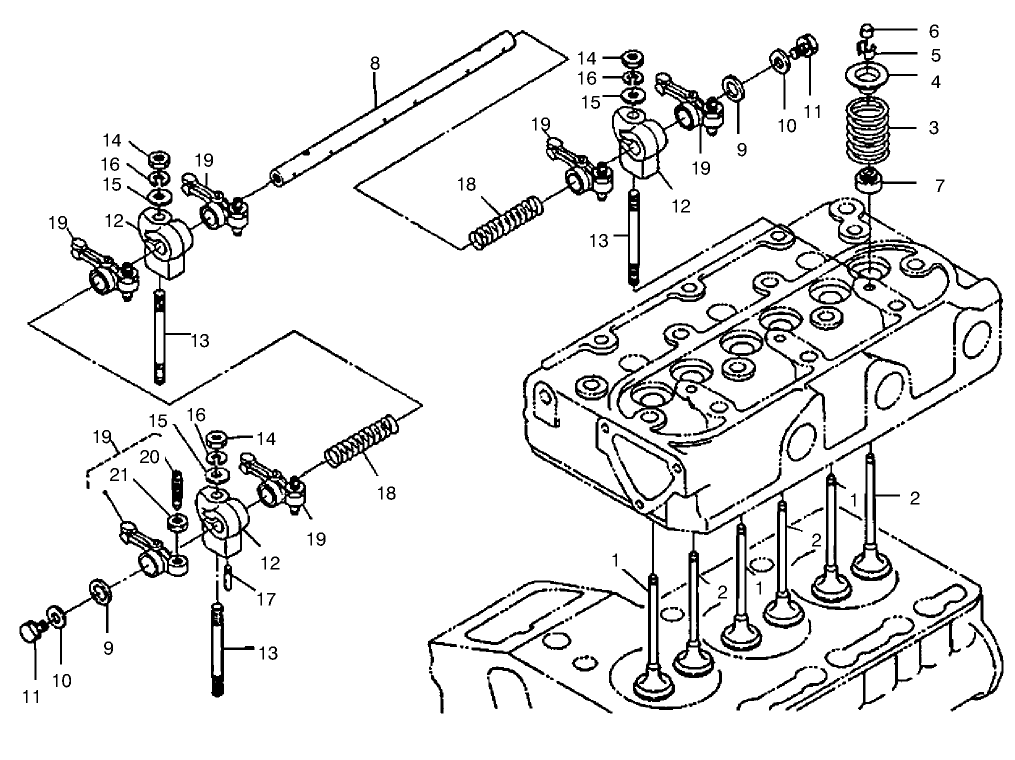 Valve And Rocker Arm Assembly
