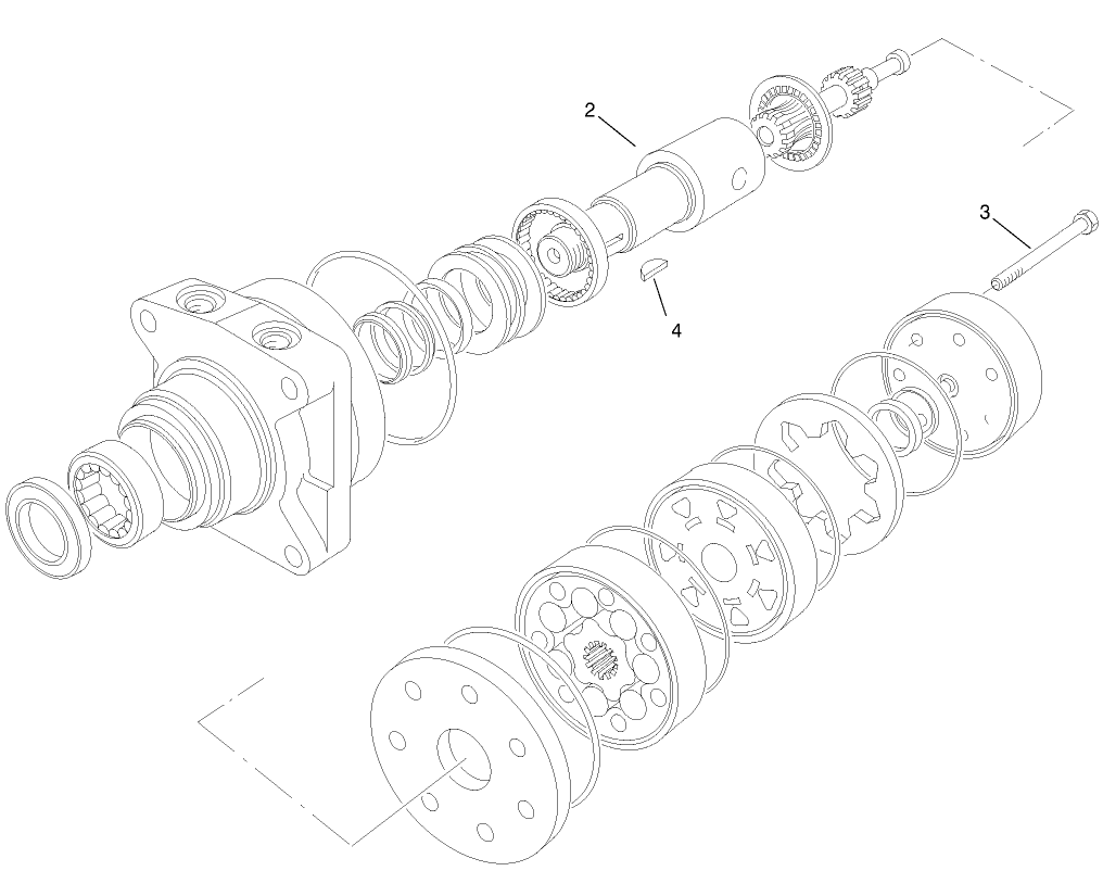 Hydraulic Motor Assembly No. 99-3052
