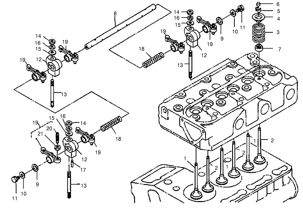 Valve And Rocker Arm Assembly