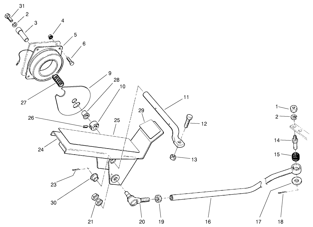 Traction Pedal And Cruise Control Assembly