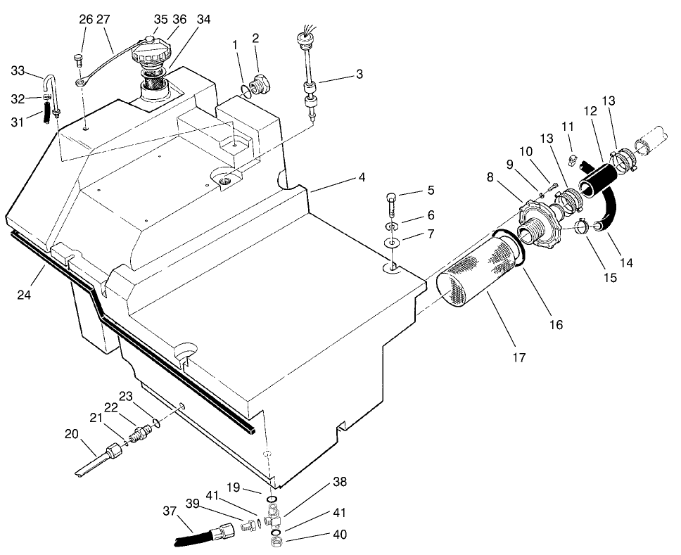 Hydraulic Tank Assembly