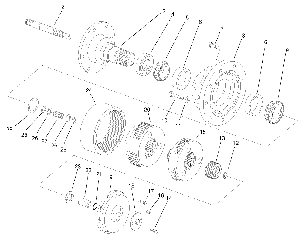 Planetary Gear Assembly No. 69-1730