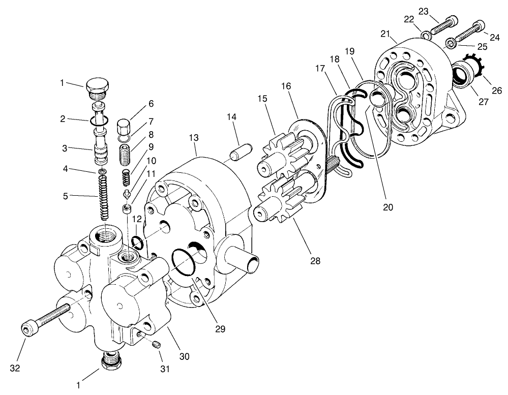 Gear Pump And Flow Divider No. 69-2220