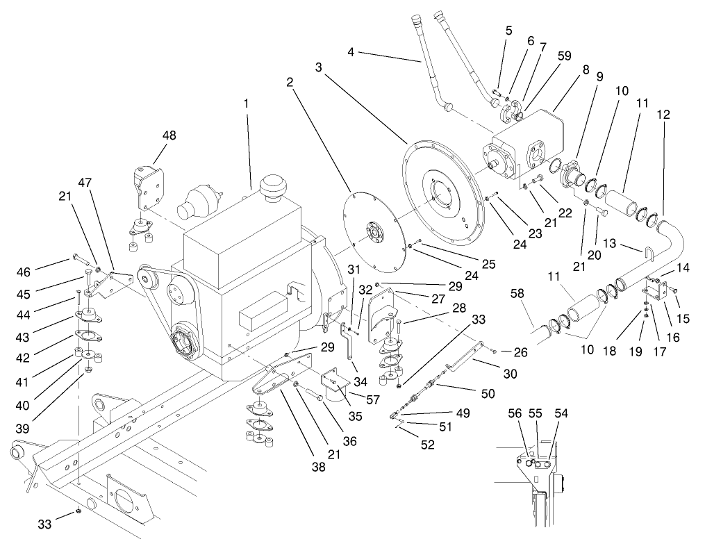Engine Installation Assembly