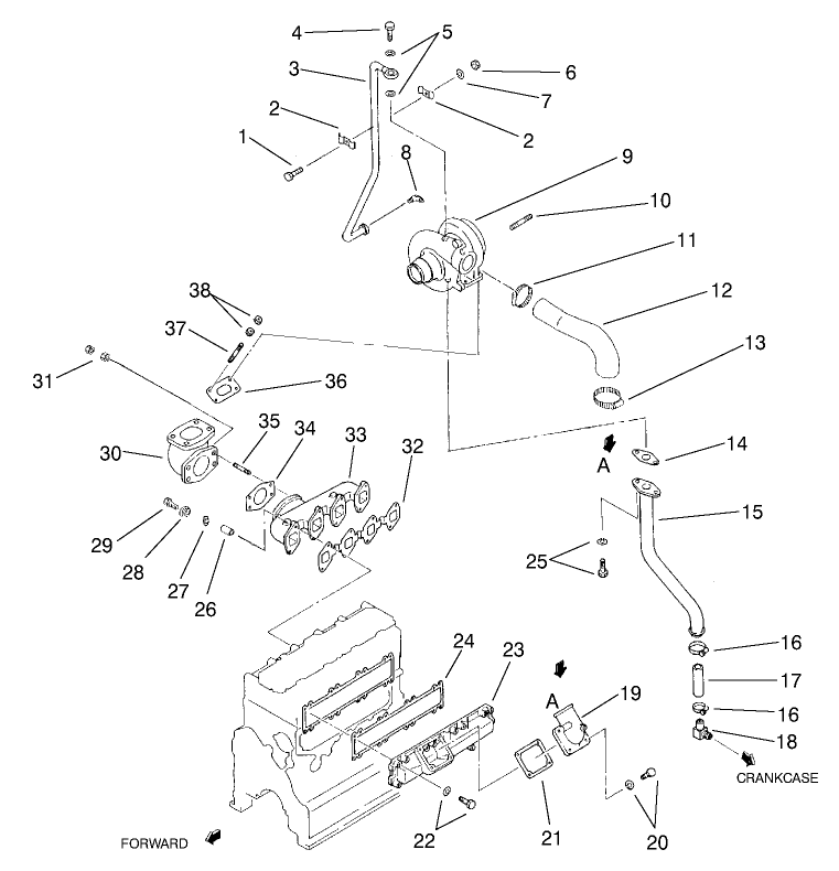 Inlet And Exhaust Manifold Assembly
