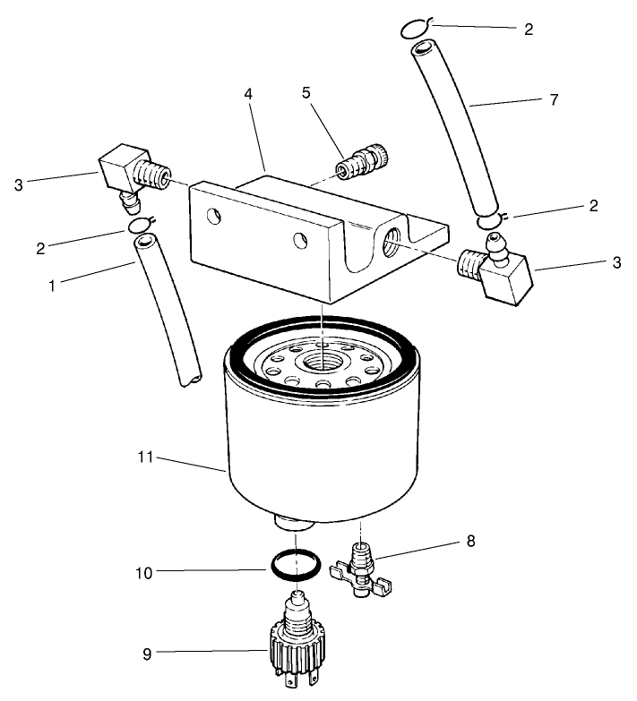 Fuel/water Filter Assembly