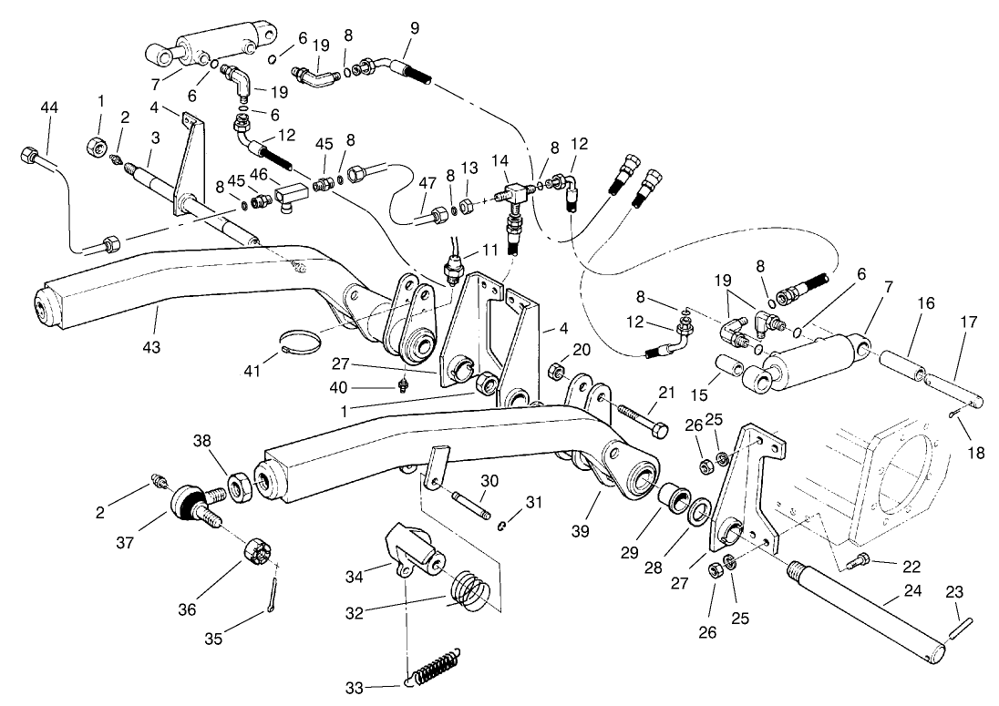 Front Lift Arm Assembly